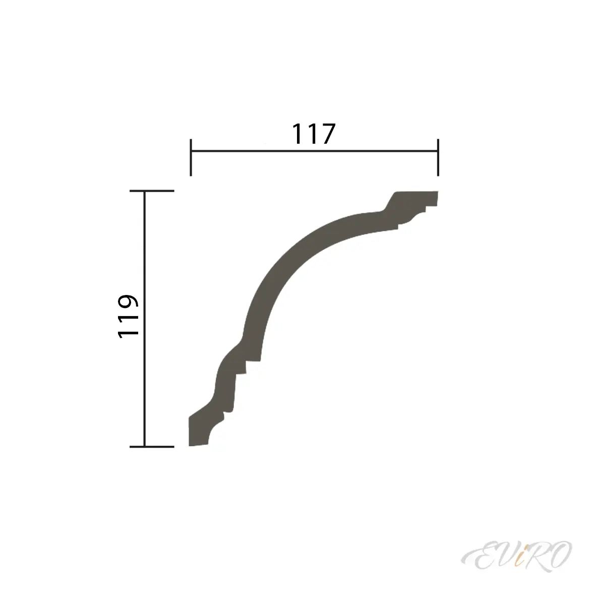 Карниз EViRO Модель 1.50.108