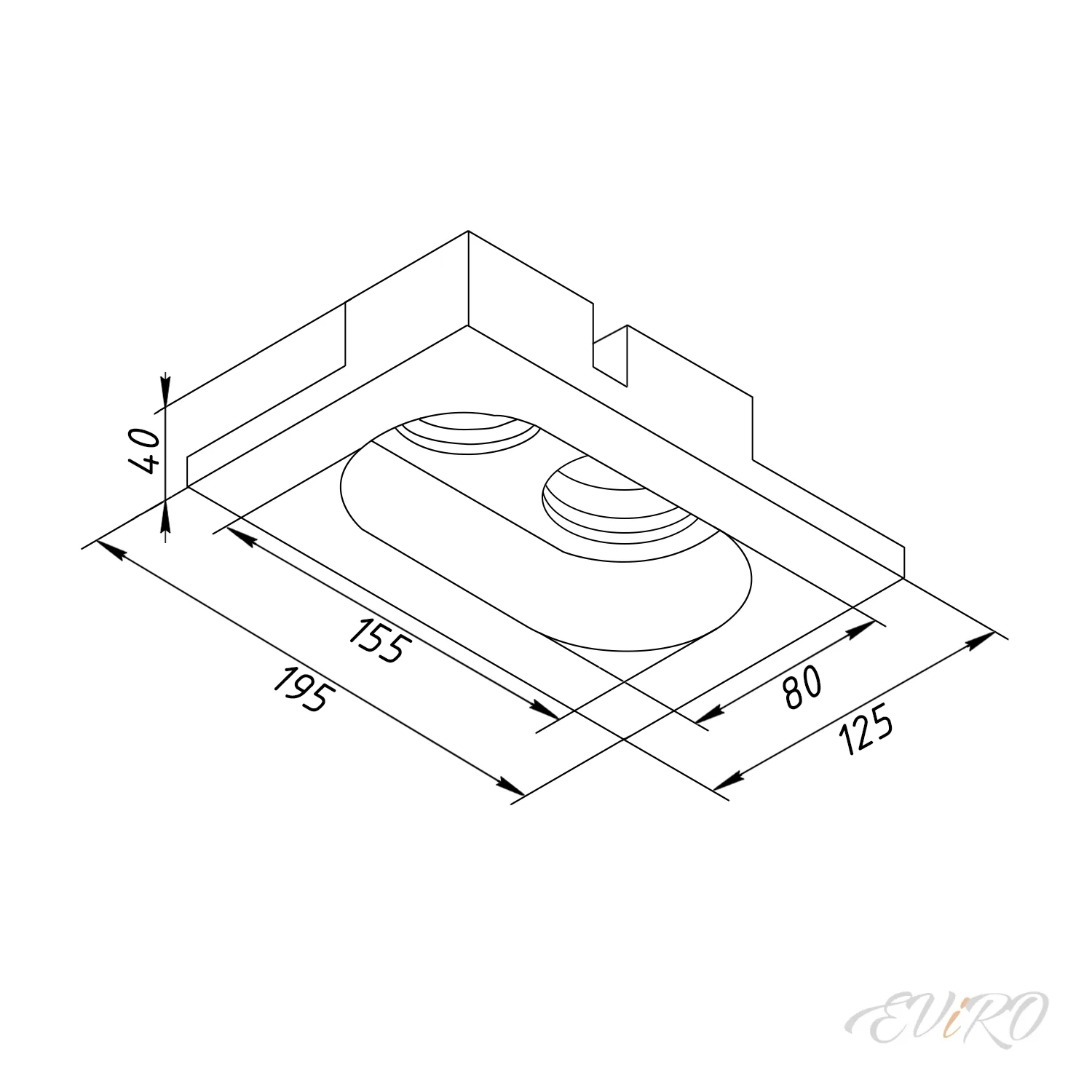 Потолочный светильник EViRO ВПС 10