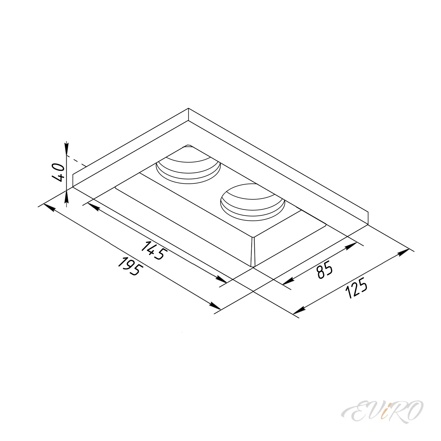 Потолочный светильник EViRO ВПС 4