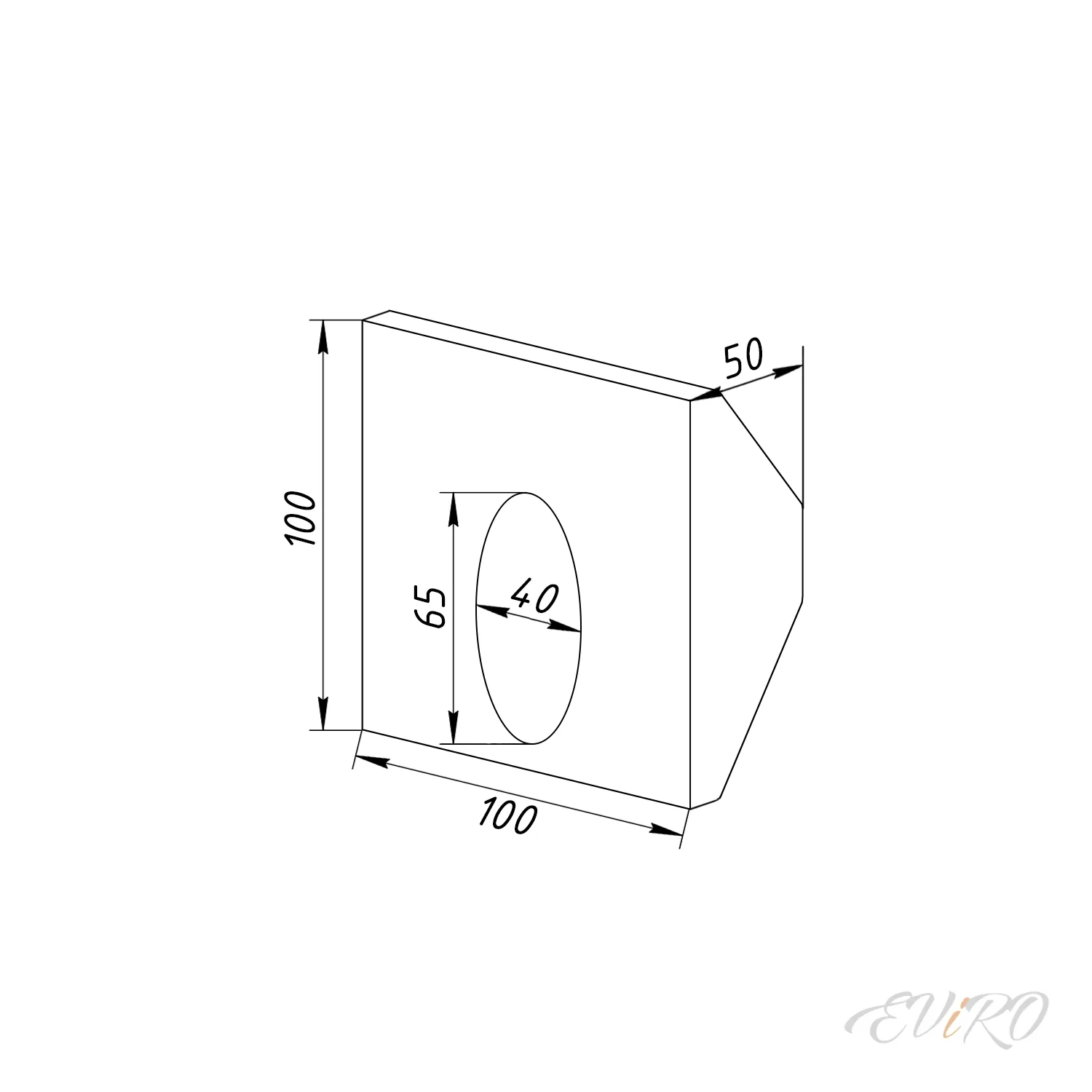 Стеновой светильник EViRO ВСС 1
