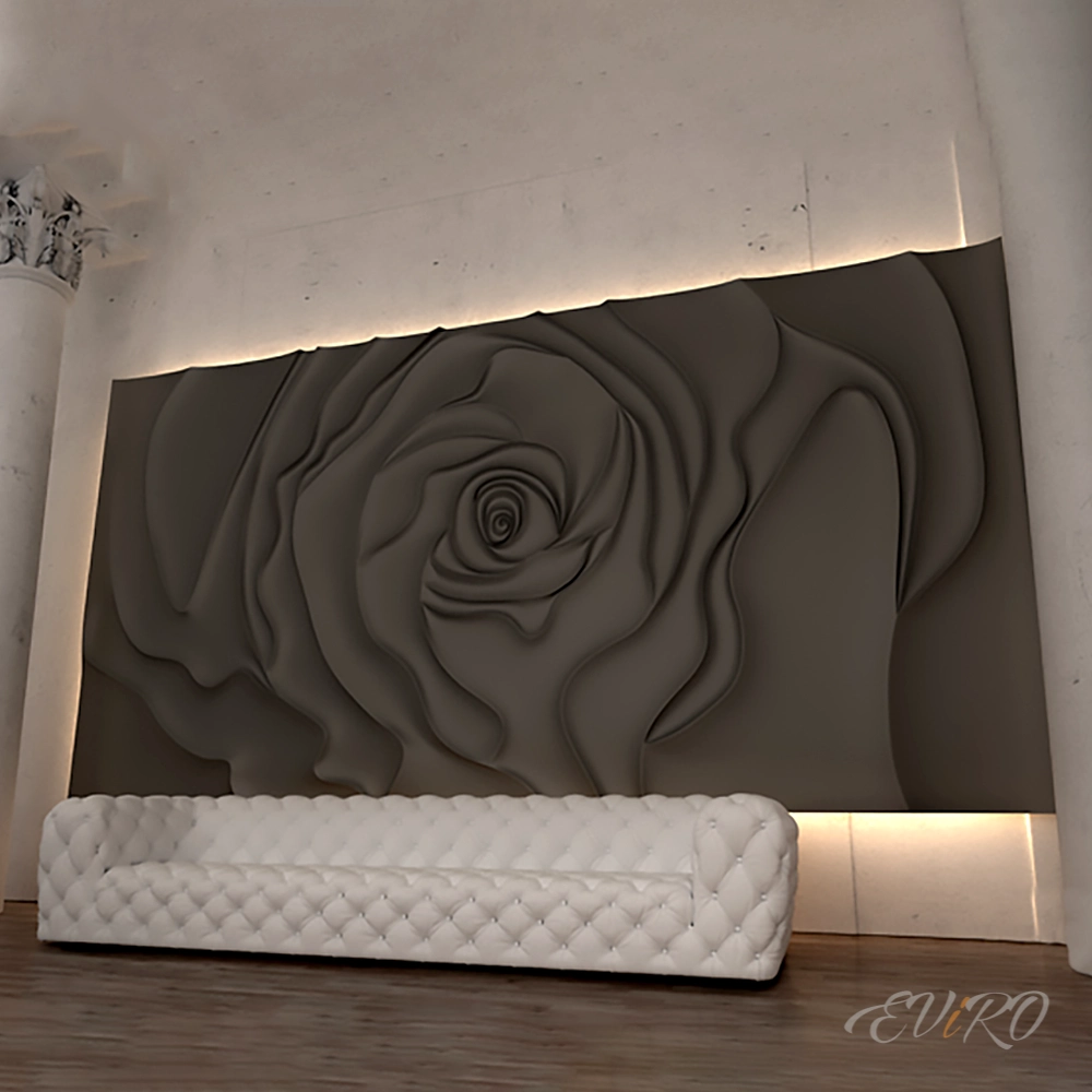 Гипсовый 3D барельеф EViRO Rose 3300