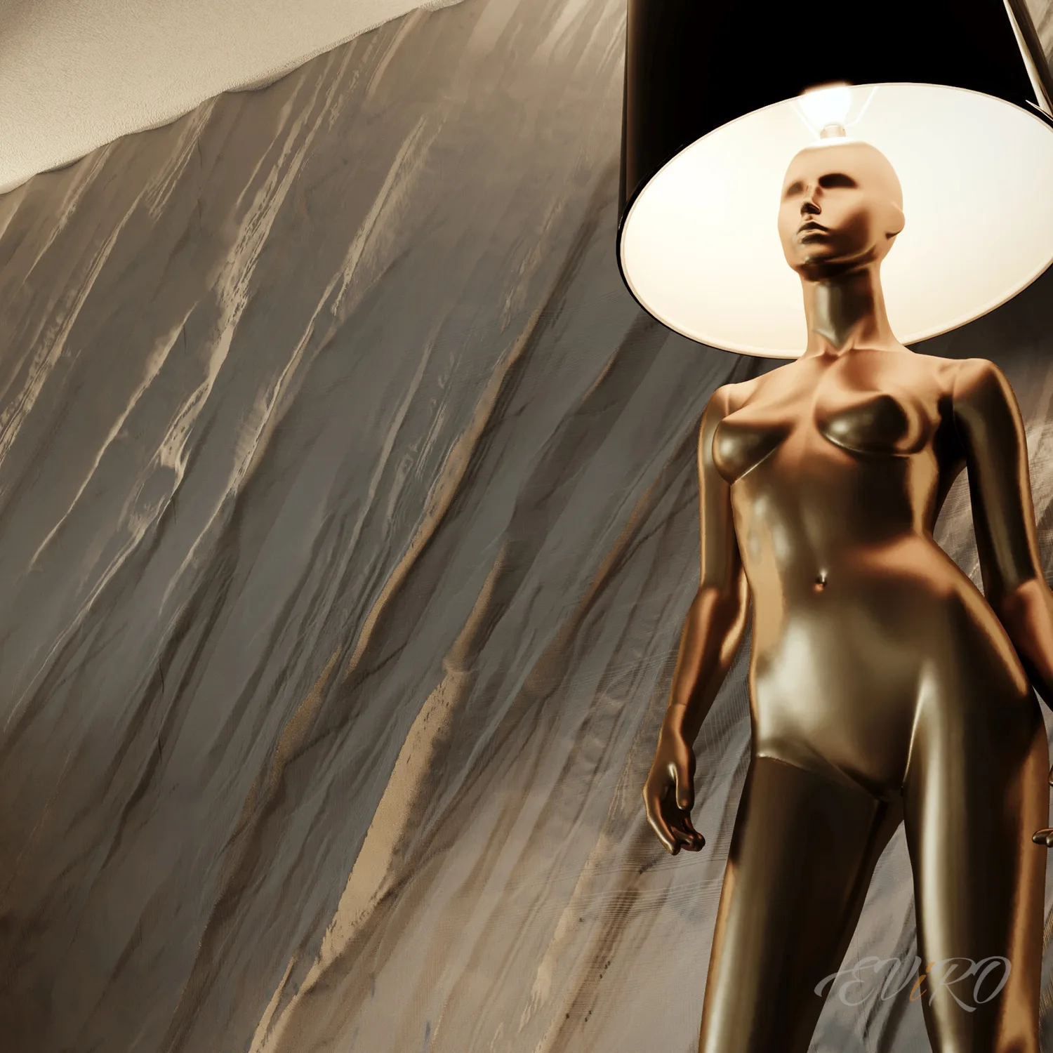 Гипсовая 3D панель EViRO Line Rock