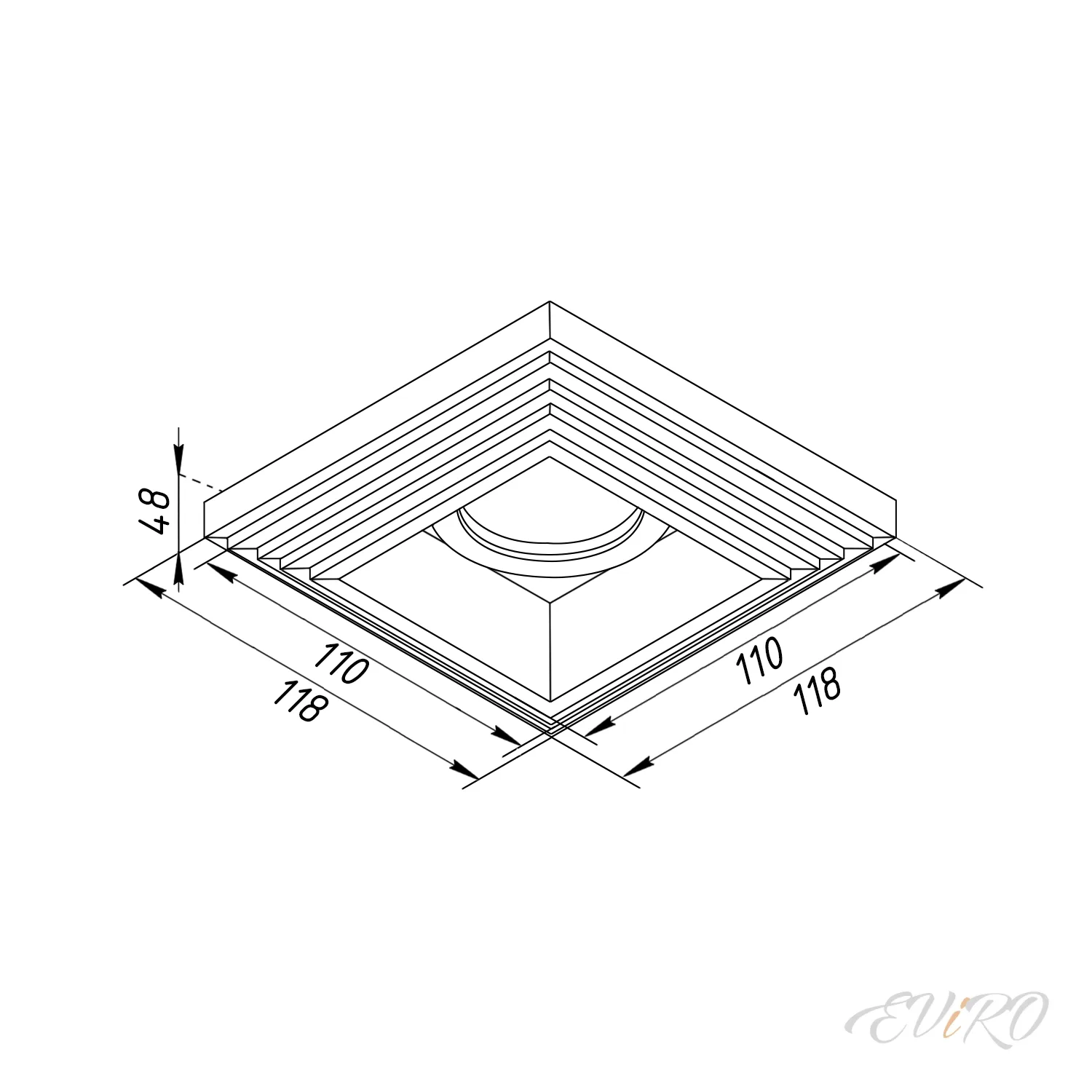 Потолочный светильник EViRO ВПС 18