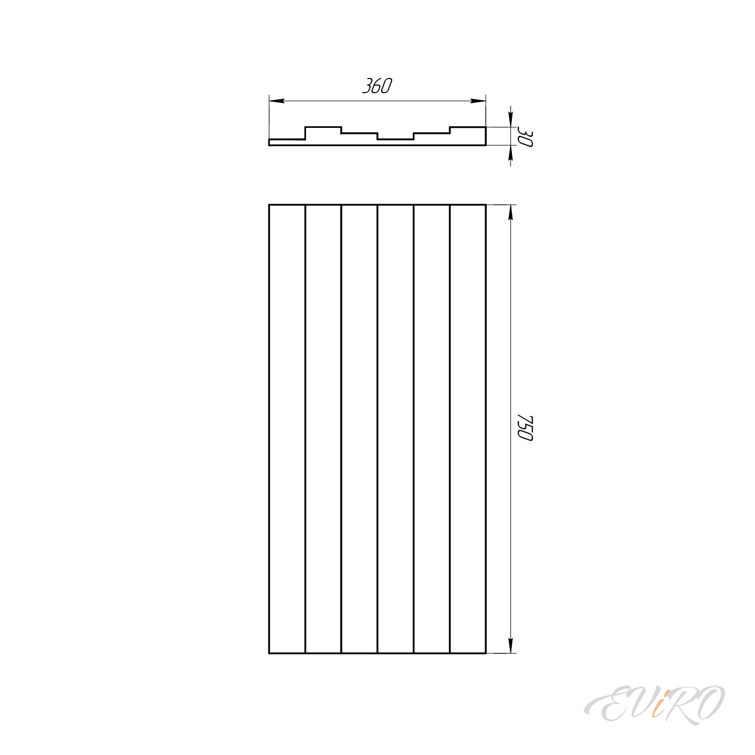 Гипсовая 3D панель EViRO Level