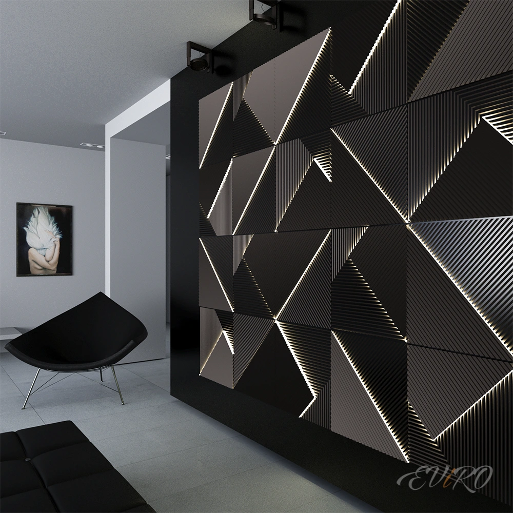 Световая гипсовая 3D панель EViRO Crossroad LED (СВ 16)