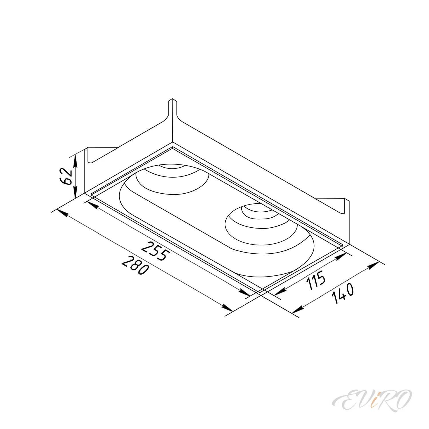 Потолочный светильник EViRO ВПС 26