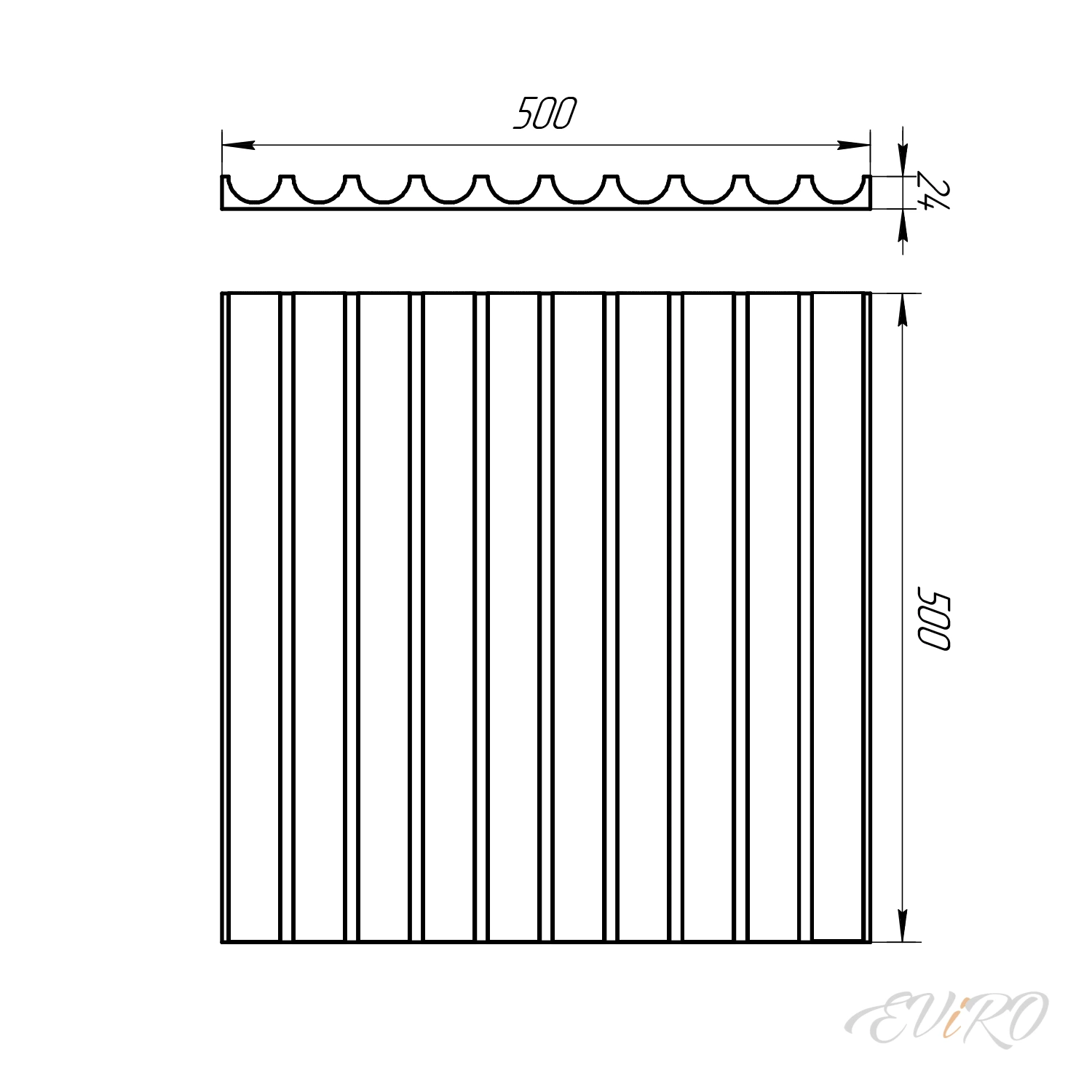 3D панель EViRO Полосы Premium Soft