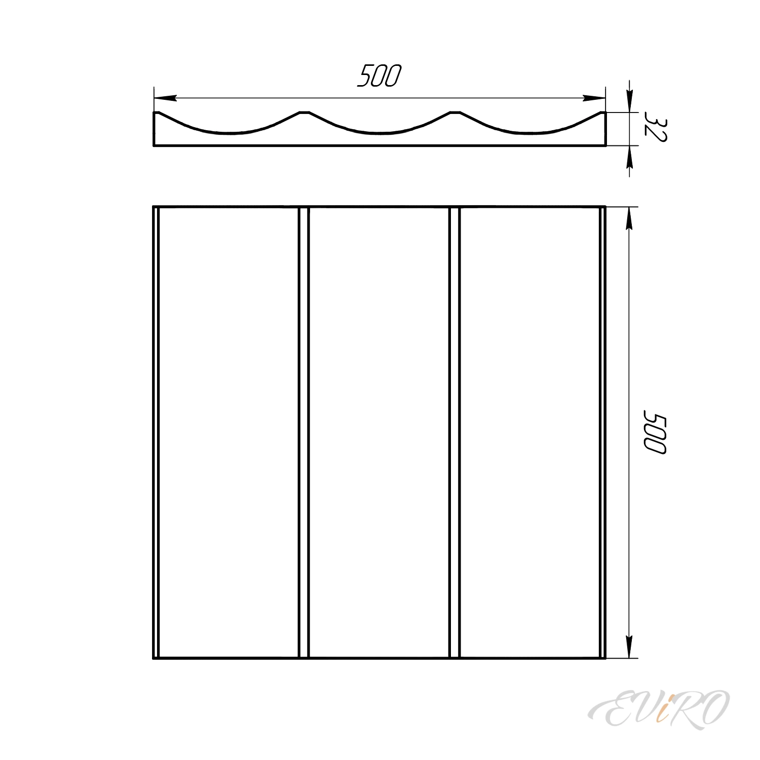 Настенная гипсовая панель Afina