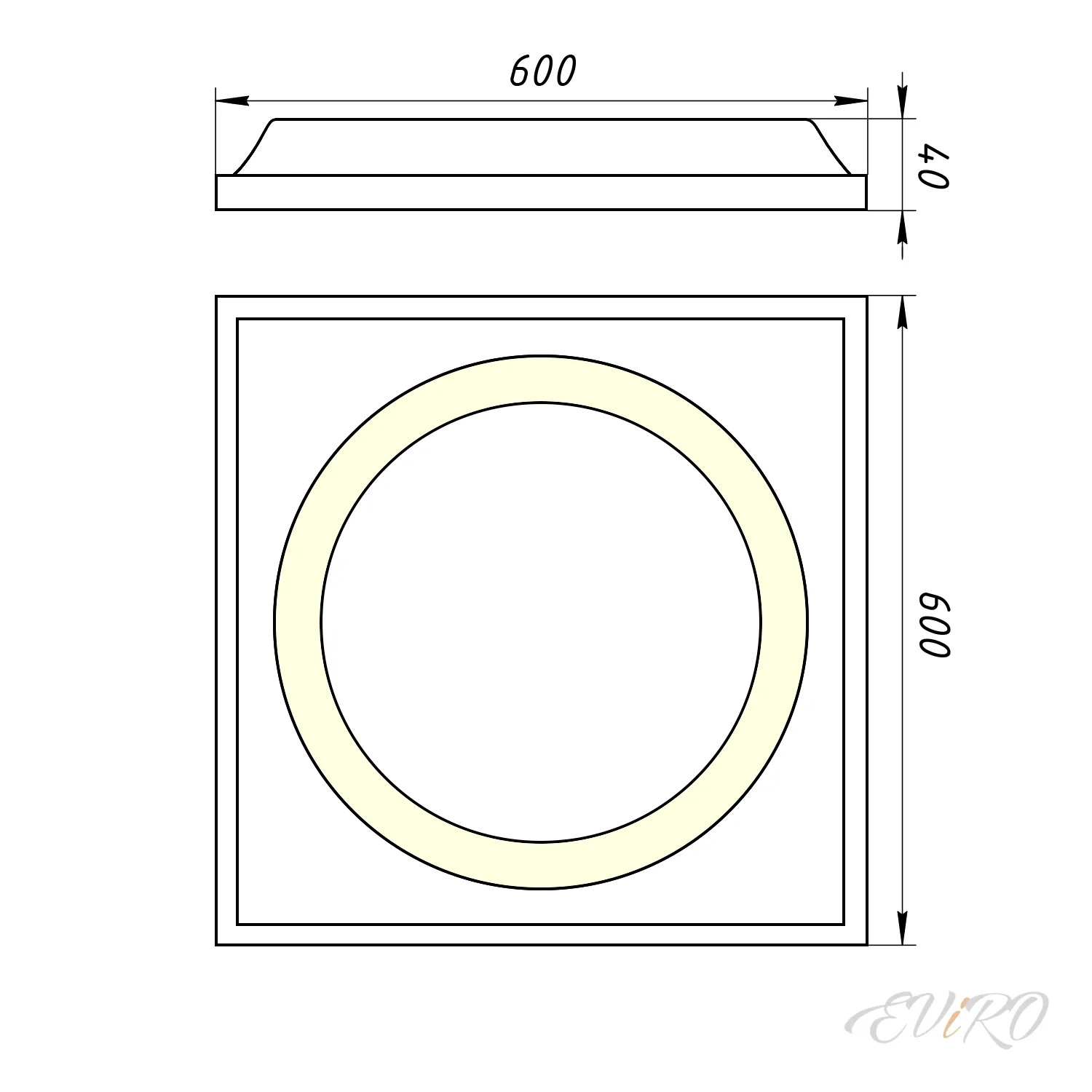 Гипсовая 3D панель EViRO Circle