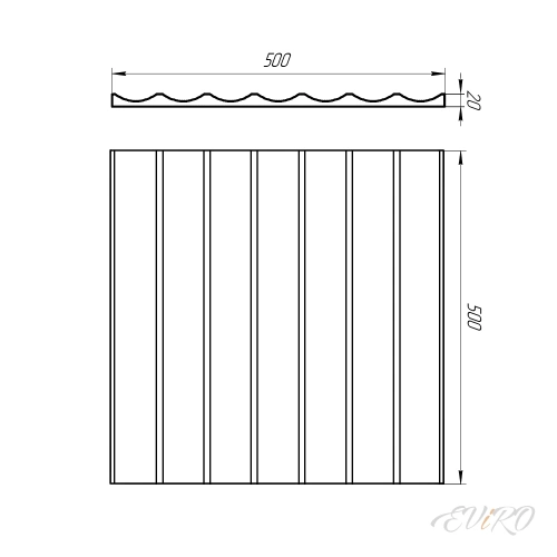 Гипсовая 3D панель EViRO Спарта