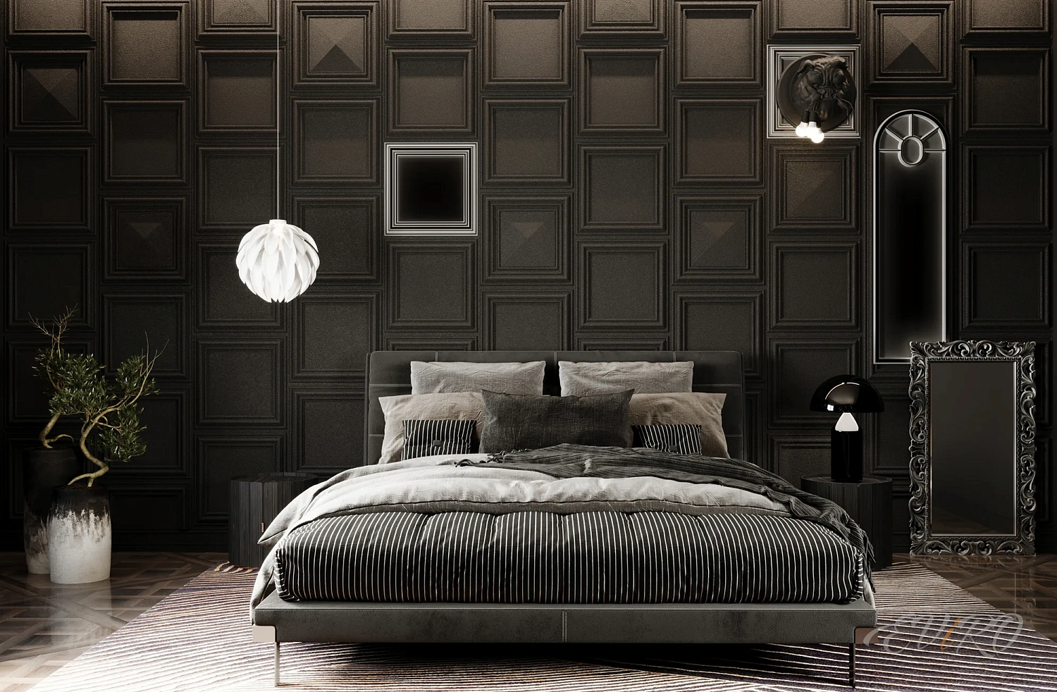 Гипсовая 3D панель EViRO W121 AUTOIRE