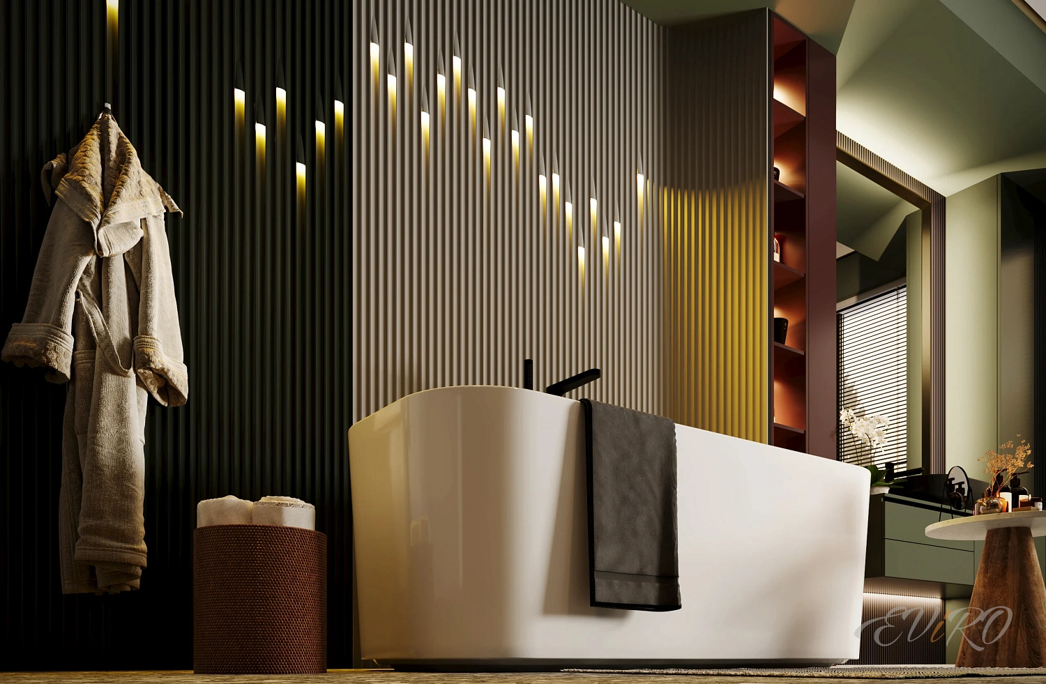 Гипсовая 3D панель EViRO Steps