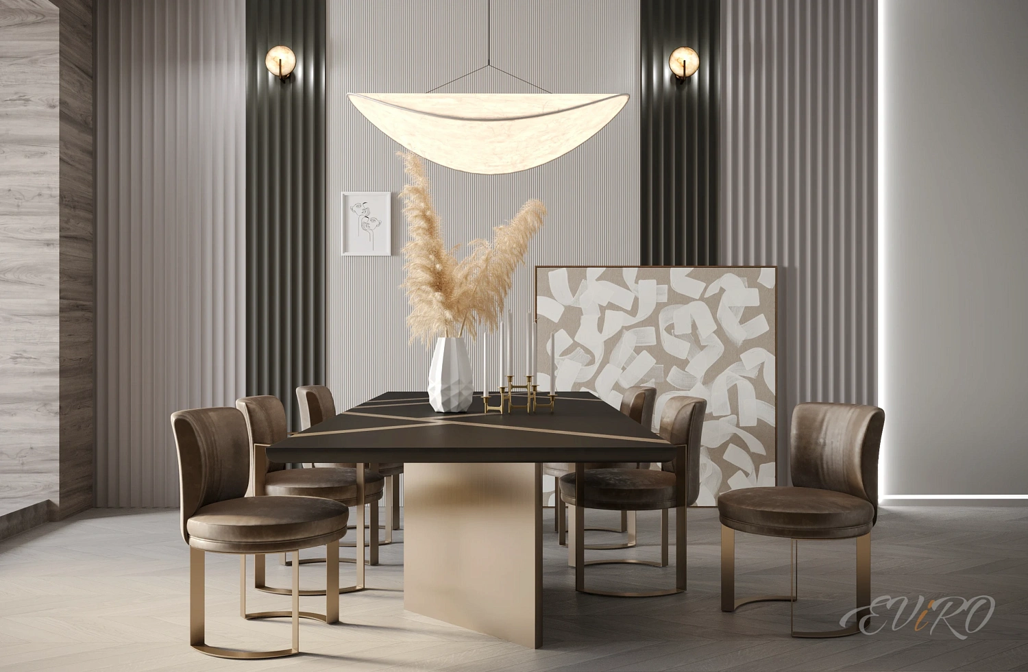 Гипсовая 3D панель EViRO Спарта