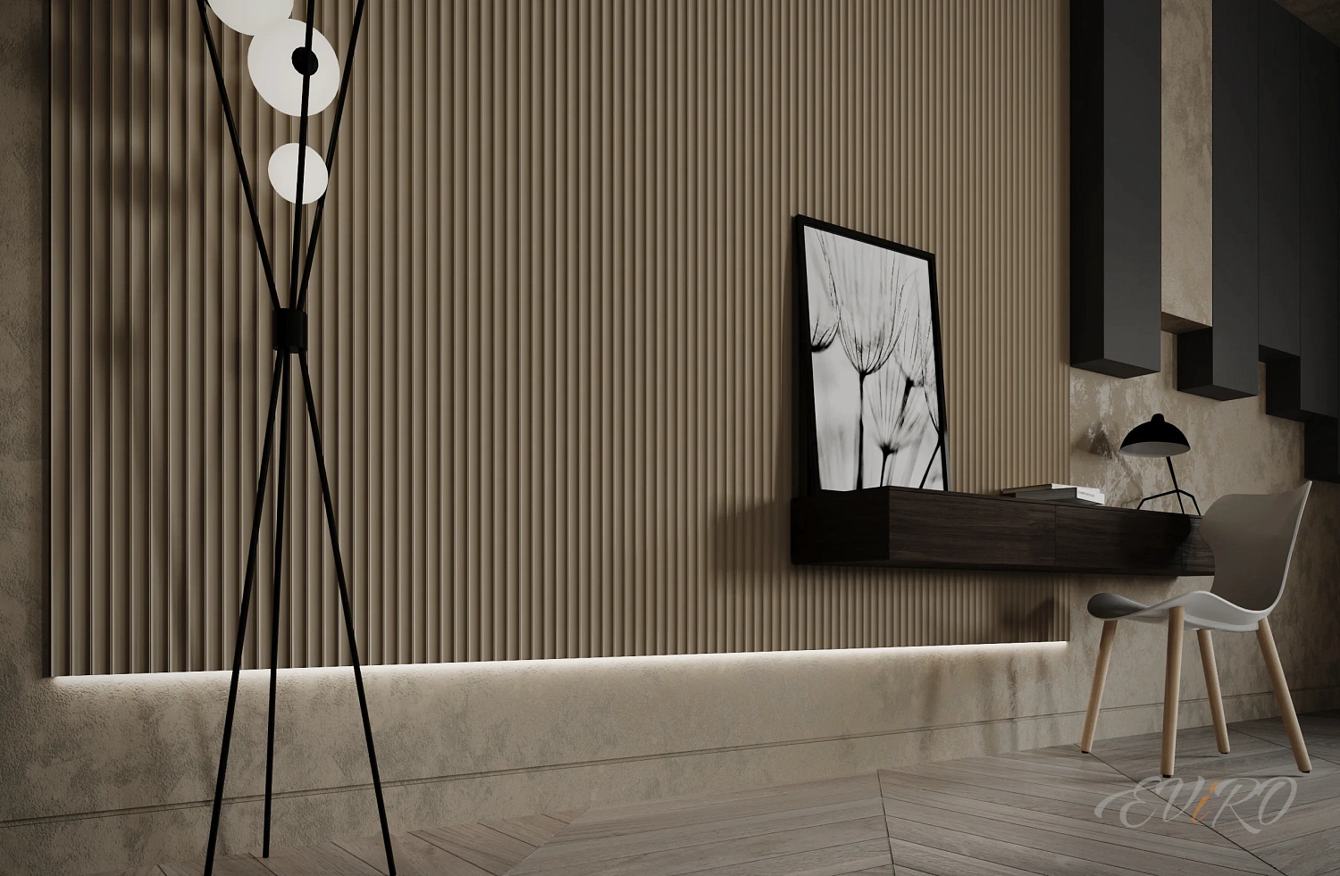 Гипсовая 3D панель EViRO Steps