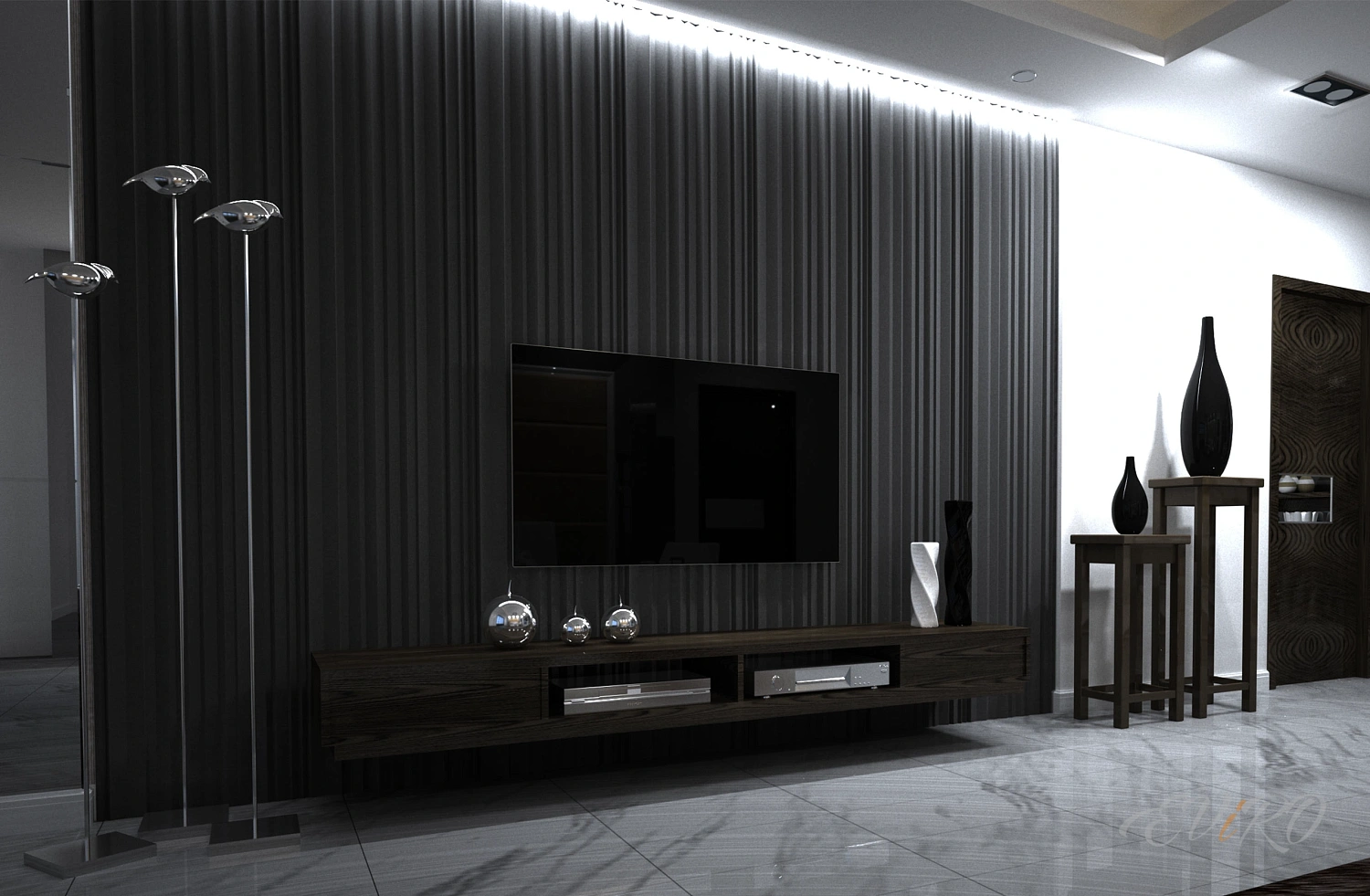 Гипсовая 3D панель EViRO Zebrano