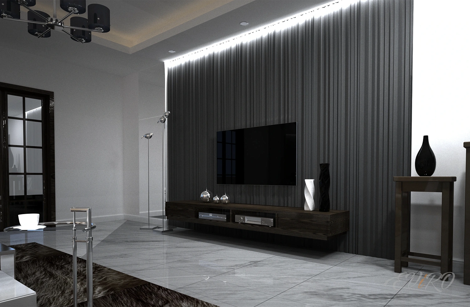 Гипсовая 3D панель EViRO Zebrano